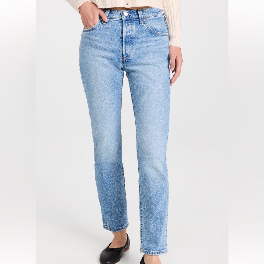 Levi's 501 Straight. Only worn once. No stains or rips.